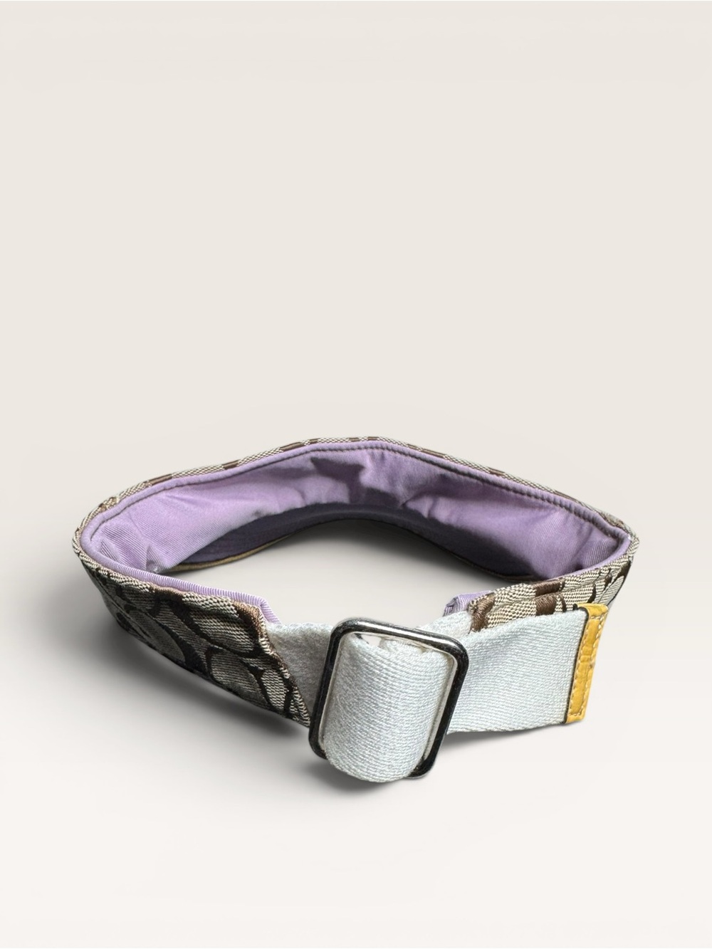 Coach Signature Monogram Visor - Picture 7 of 7